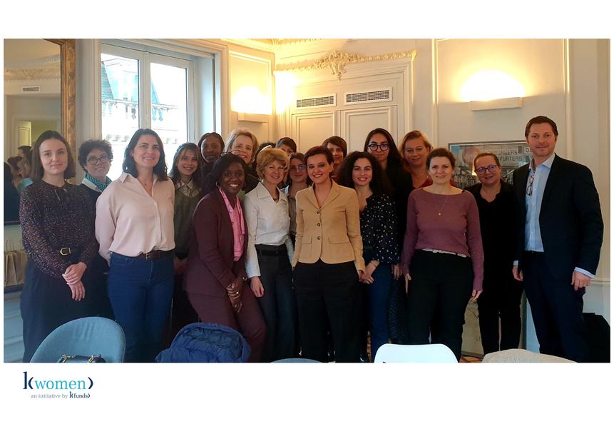 K Women Leader’s tips in Paris with Mme Najat Vallaud-Belkacem, Ex-minister. Executive Director France, The One Campaign. President of France Terre d’Asile.